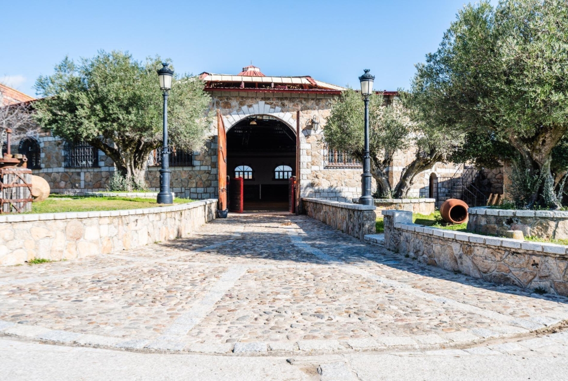 FINCA GANADERA DE LUJO EN ROBLEDO DE CHAVELA CON PLAZA DE TOROS Y ESPACIOS PARA EVENTOS
