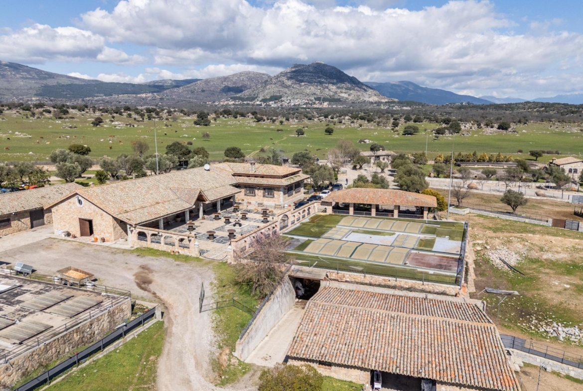 FINCA GANADERA DE LUJO EN ROBLEDO DE CHAVELA CON PLAZA DE TOROS Y ESPACIOS PARA EVENTOS