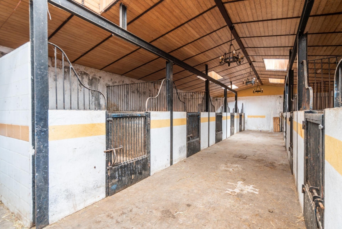 FINCA GANADERA DE LUJO EN ROBLEDO DE CHAVELA CON PLAZA DE TOROS Y ESPACIOS PARA EVENTOS
