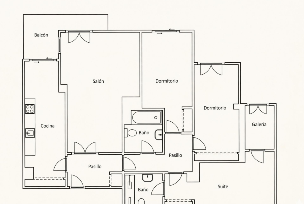 PISO EN VENTA EN PUNTA GALEA, LAS ROZAS – URBANIZACIÓN PRIVADA CON PISCINA, PISTA DE PÁDEL Y DOS PLAZAS DE GARAJE