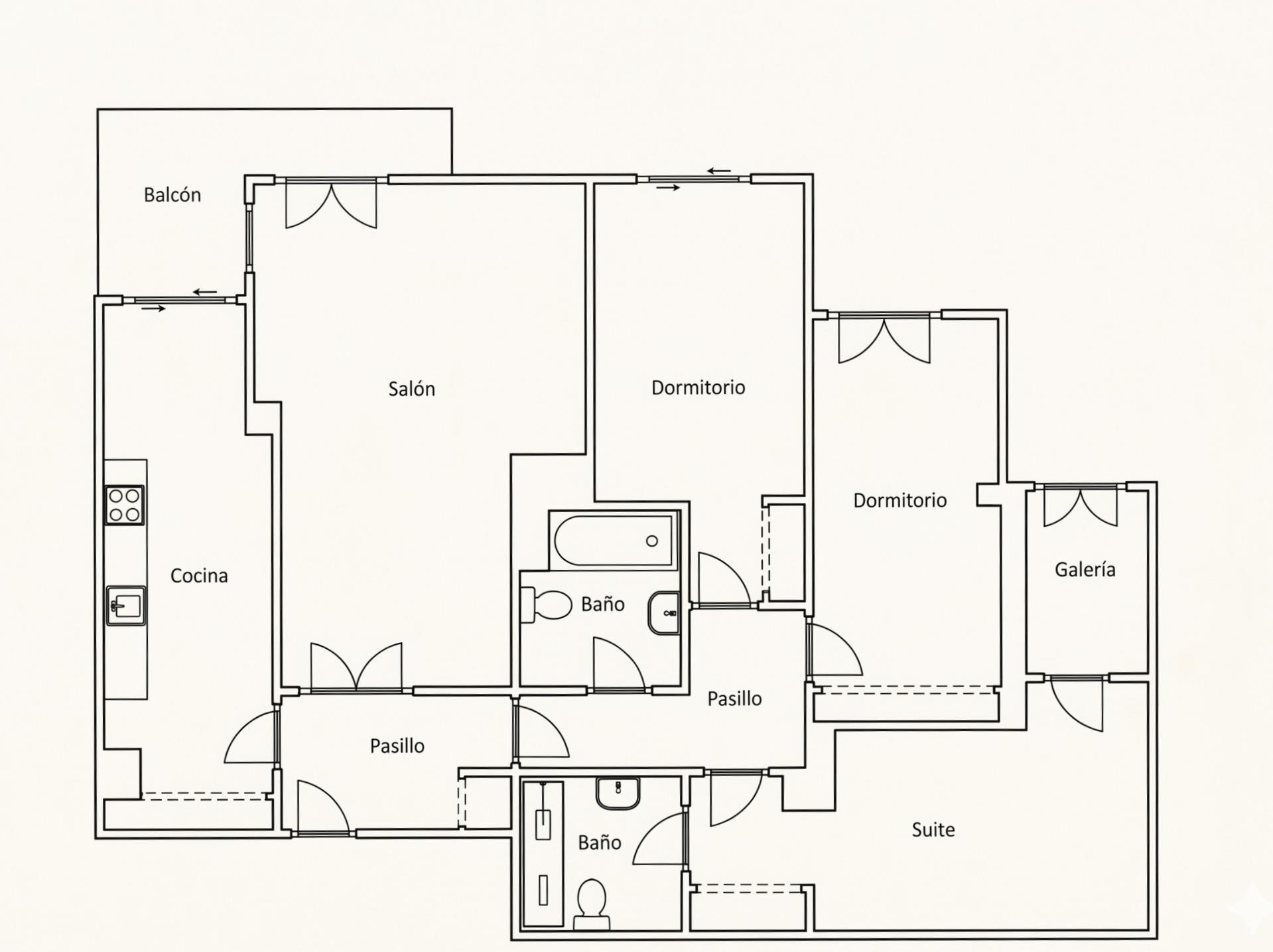 7-43 PISO EN VENTA EN PUNTA GALEA, LAS ROZAS – URBANIZACIÓN PRIVADA CON PISCINA, PISTA DE PÁDEL Y DOS PLAZAS DE GARAJE