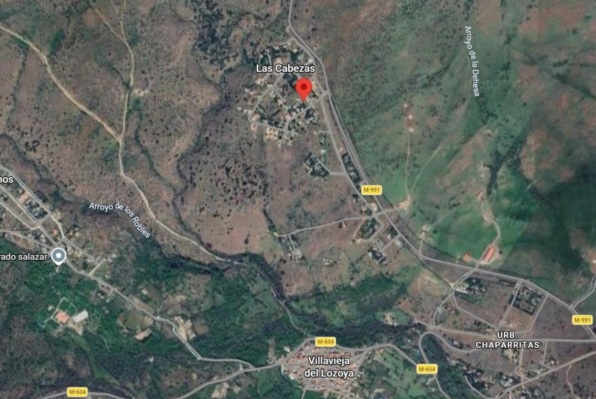 Exclusiva Parcela en Villavieja del Lozoya de 1.083m2
