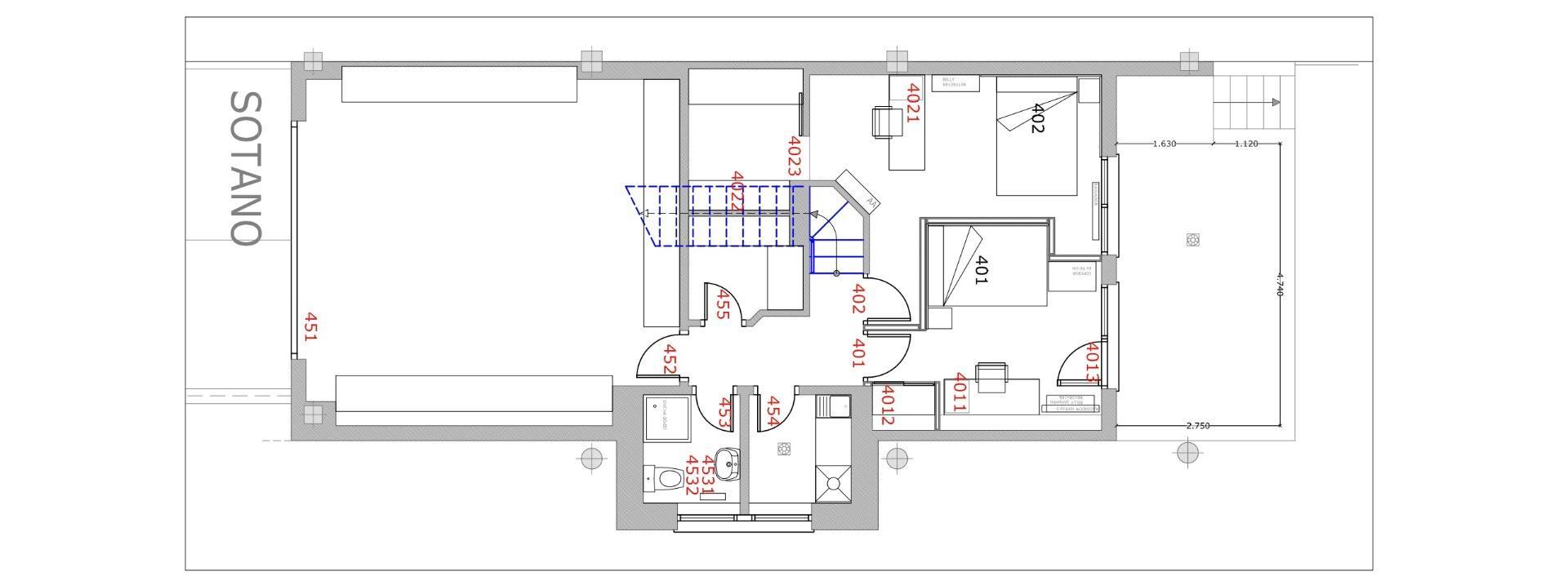 7-46 Chalet pareado en esquina